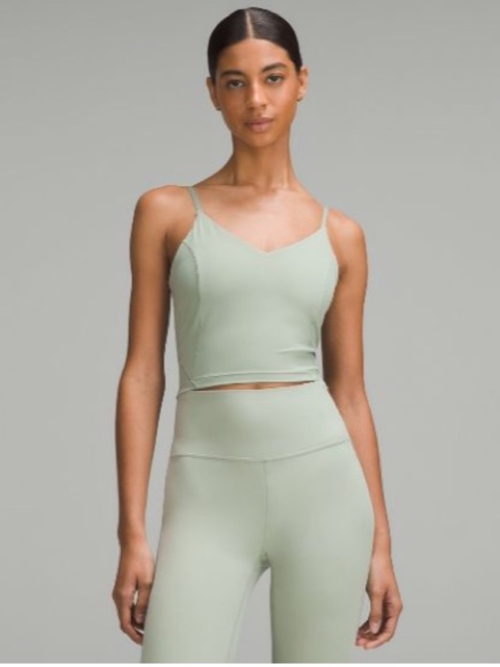 lululemon Align Cropped Cami Tank Top - Palm court